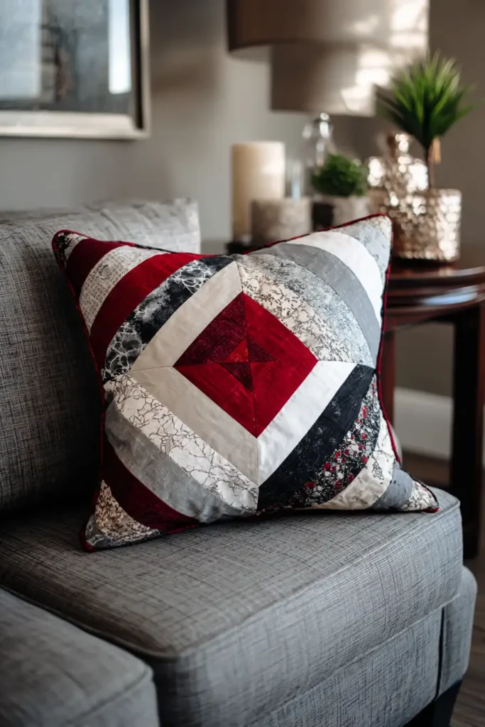 Decorative Jelly Roll Cushion Covers for Living Room Seating