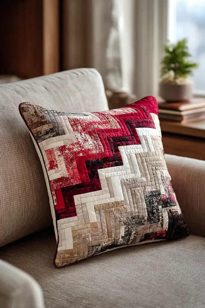 Decorative Jelly Roll Cushion Covers for Living Room Seating