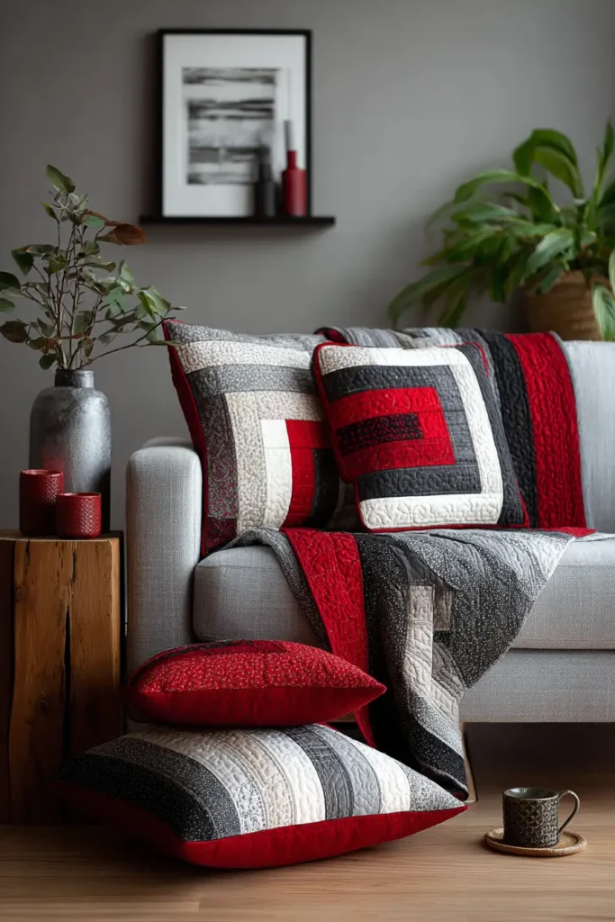 Decorative Jelly Roll Cushion Covers for Living Room Seating