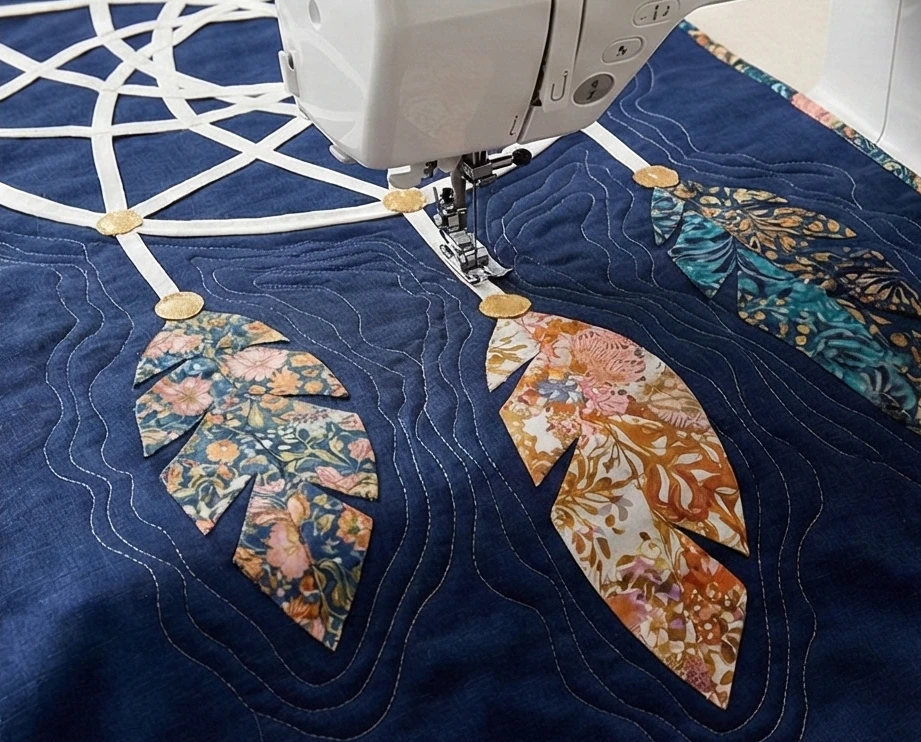 Dreamcatcher Motif Quilt Patterns for Whimsical Sleep