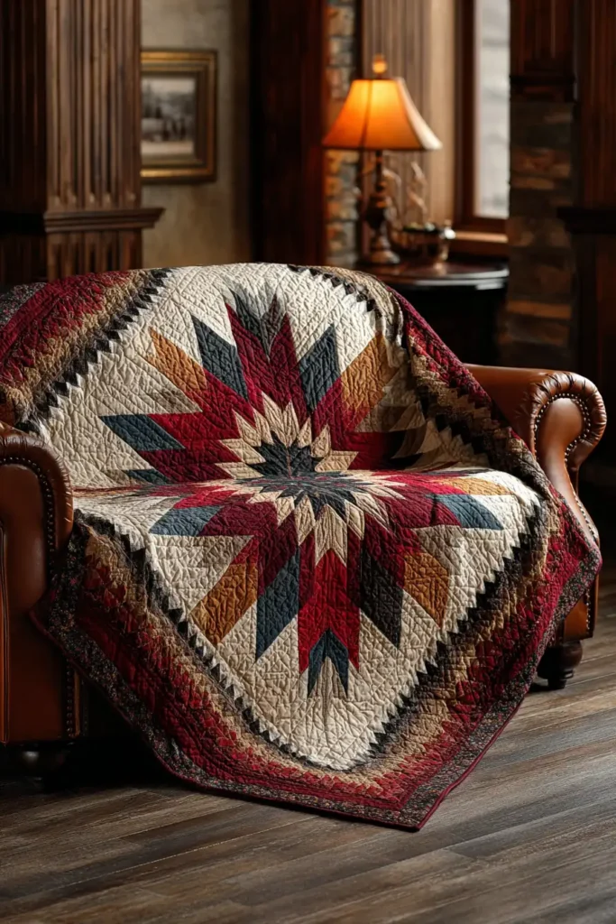 Durable Lakota Star Quilted Couch Covers for Everyday Luxury