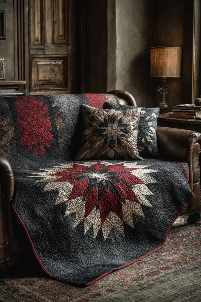 Durable Lakota Star Quilted Couch Covers for Everyday Luxury