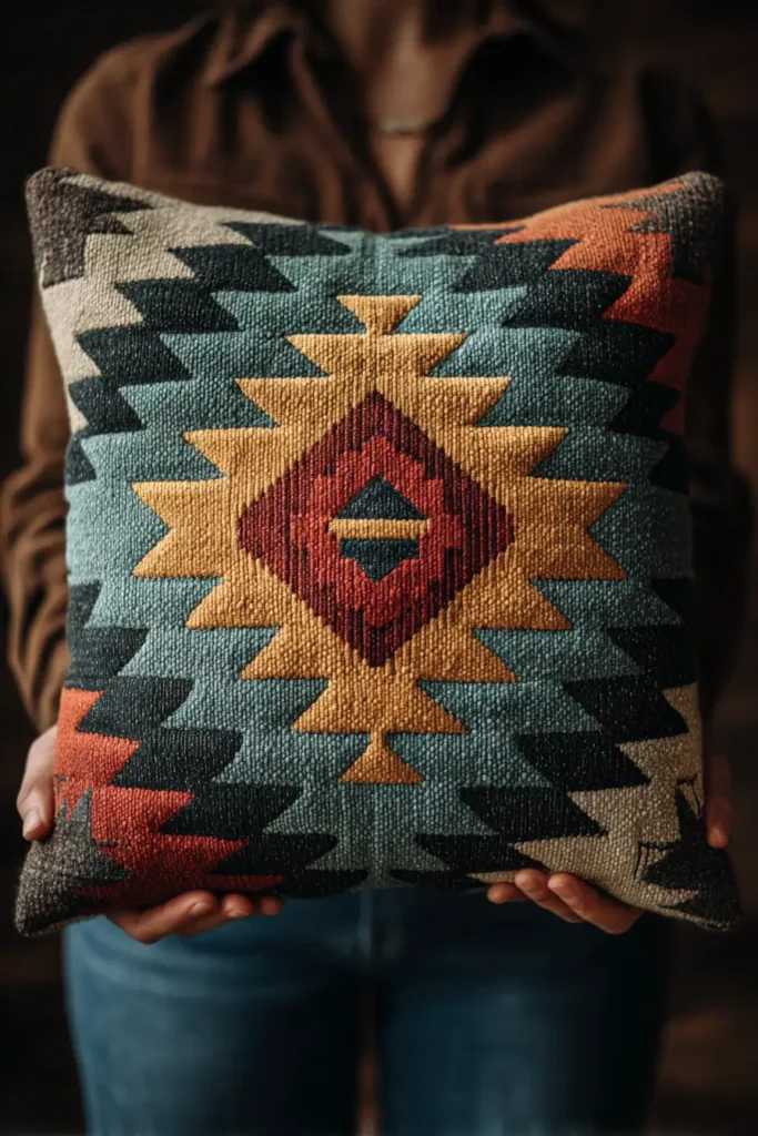 Durable Navajo Quilt Cushion Covers for Everyday Family Comfort