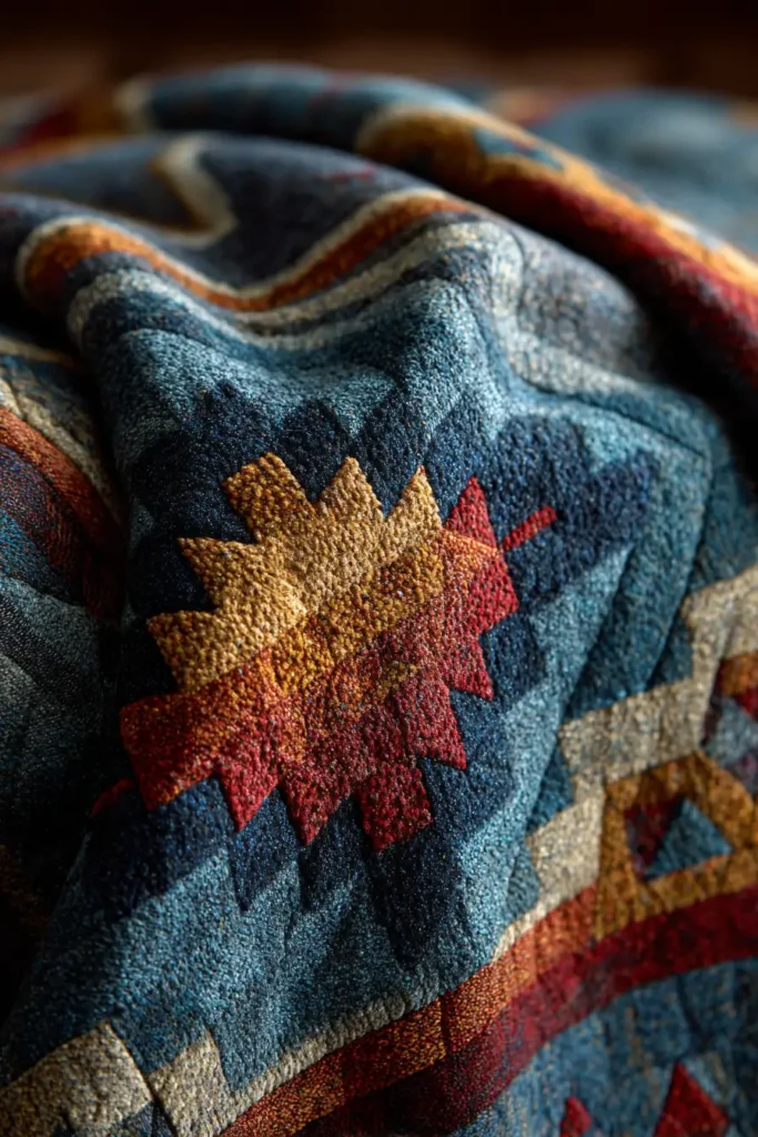 Earth Tone Navajo Quilts for Warm and Stylish Master Suites