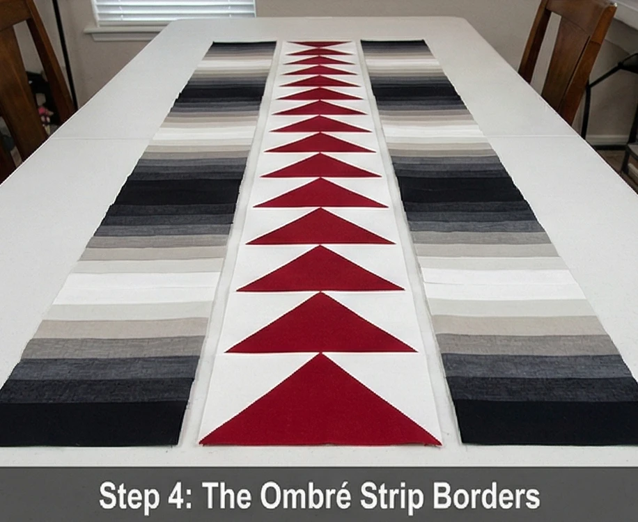 Elegant Jelly Roll Table Runners for Formal Dining Spaces