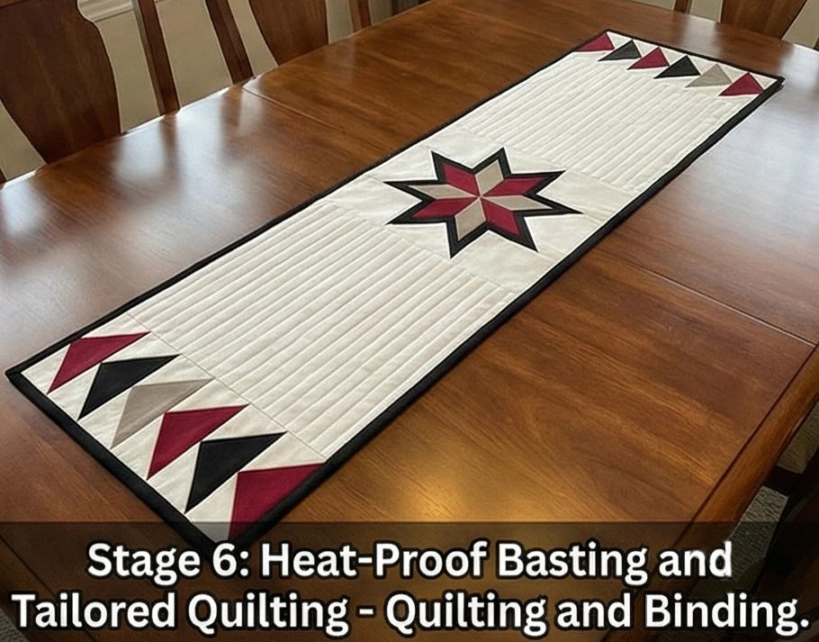 Elegant Lakota Star Table Runners for Dining Room Sophistication