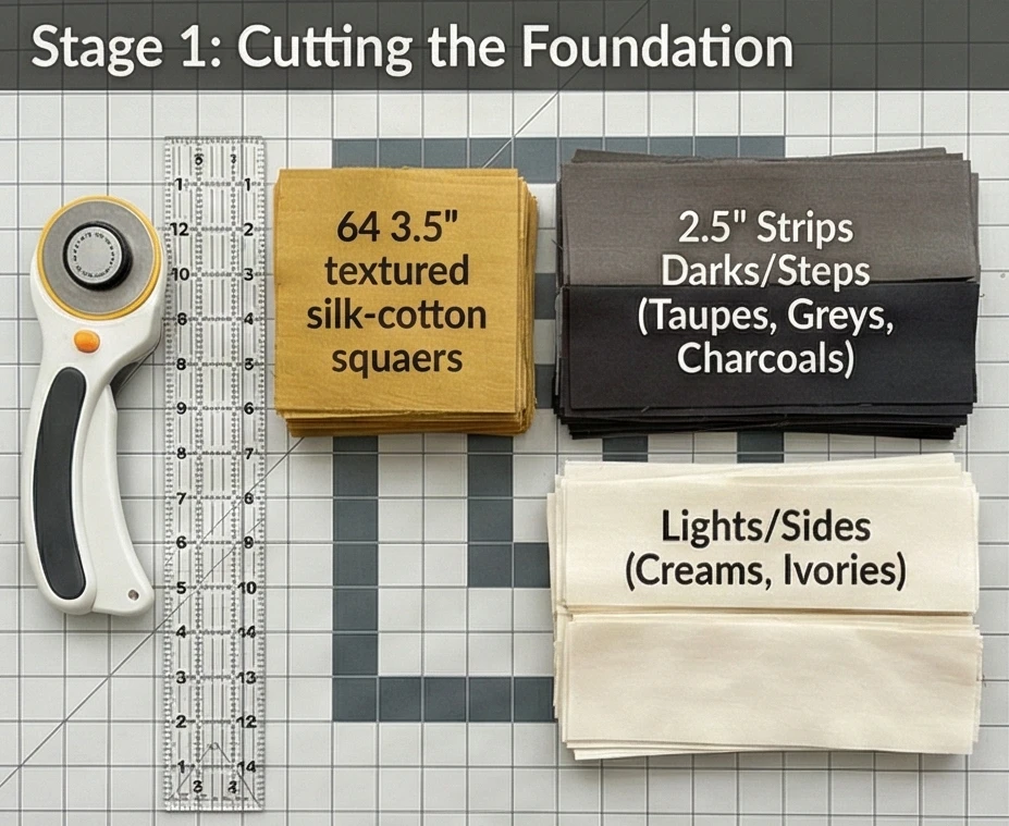 Elegant Log Cabin Bed Covers for a Sophisticated Master Suite