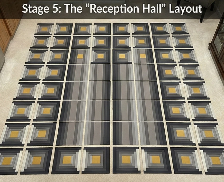 Elegant Log Cabin Bed Covers for a Sophisticated Master Suite