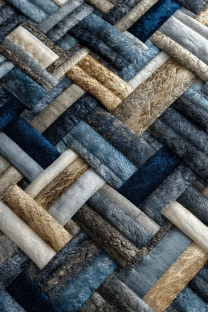 Elegant Woven Jelly Roll Quilt Patterns for Master Bedrooms