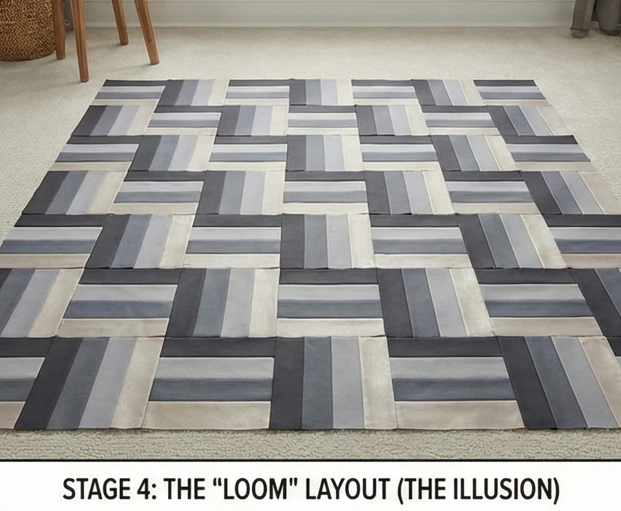 Elegant Woven Jelly Roll Quilt Patterns for Master Bedrooms