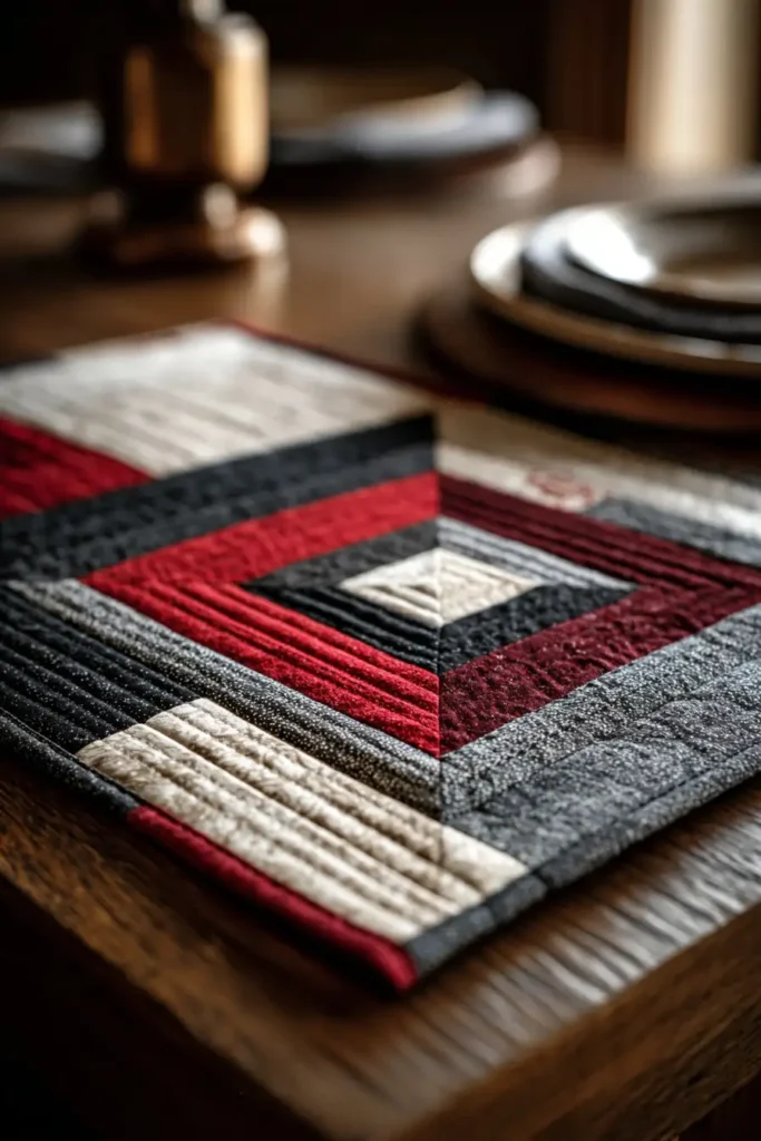 Farmhouse Chic Jelly Roll Placemats for Beautiful Dining