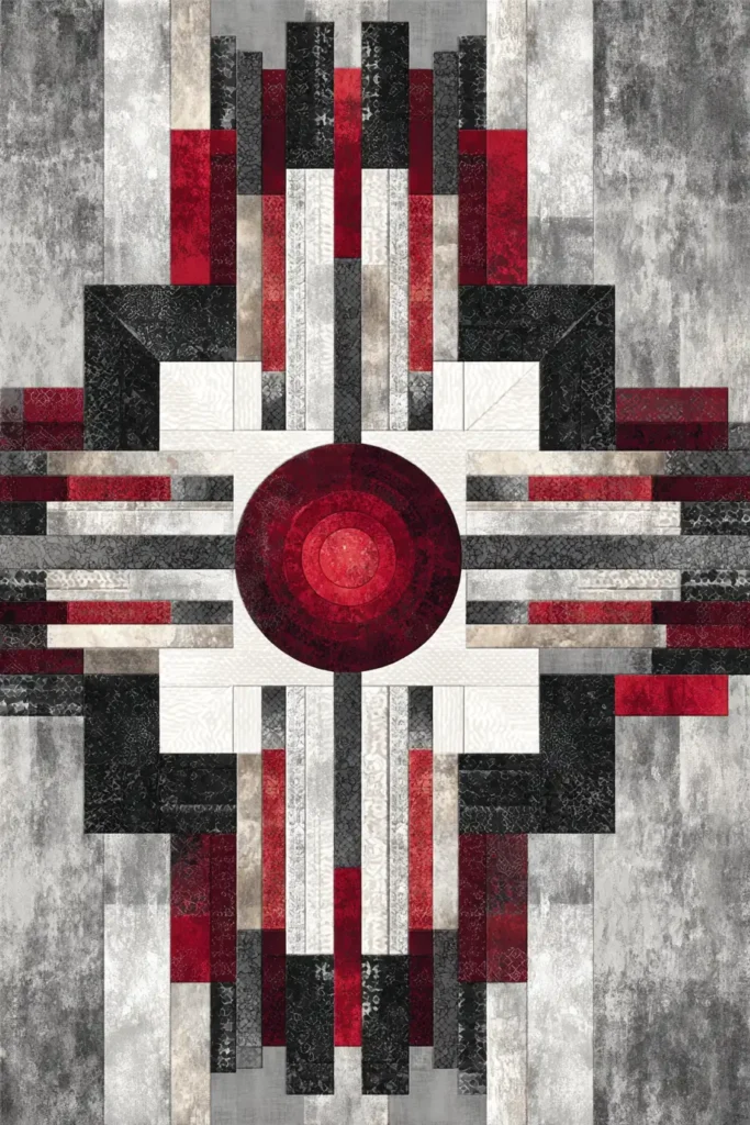 Framed Mini Jelly Roll Quilt Blocks for Gallery Wall Art