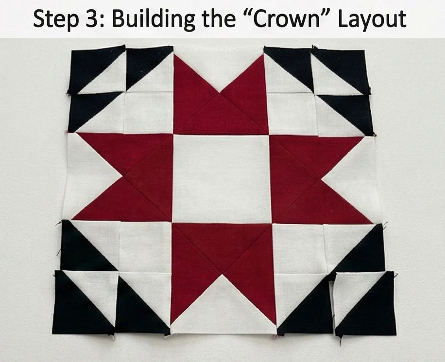 Framed Mini Jelly Roll Quilt Blocks for Gallery Wall Art