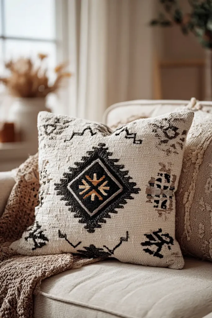 Geometric Boho Cushion Covers for Elegant Sofa Styling