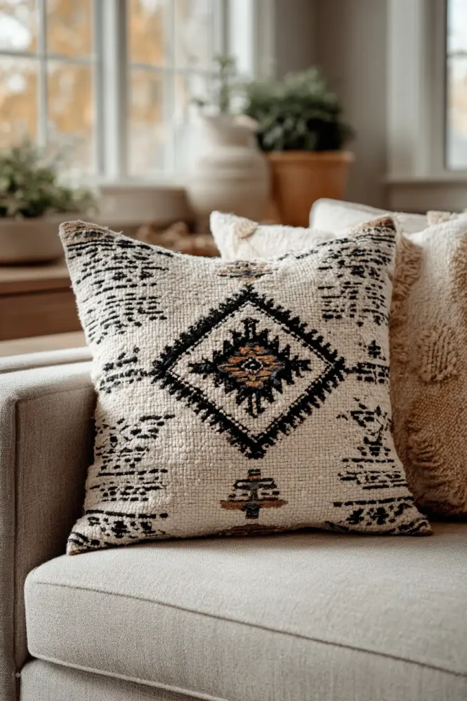 Geometric Boho Cushion Covers for Elegant Sofa Styling