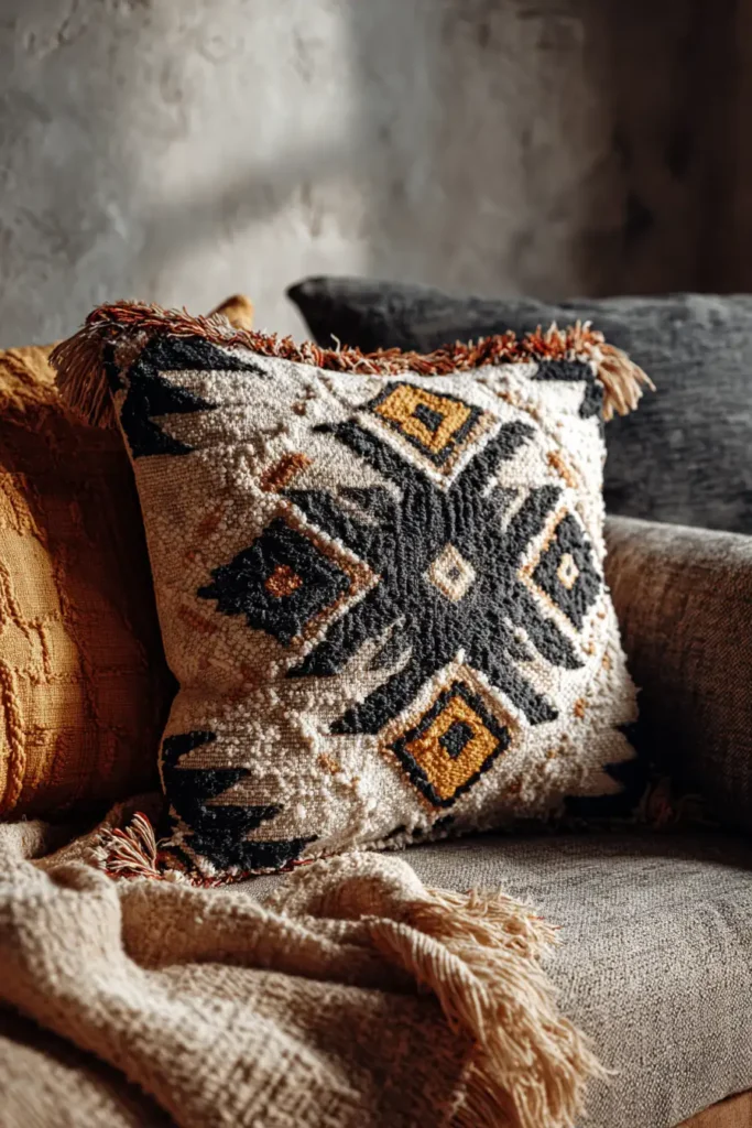 Geometric Boho Cushion Covers for Elegant Sofa Styling