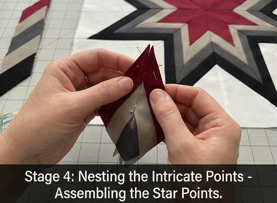 Intricate Lakota Star Quilted Table Toppers for Dining Centerpieces