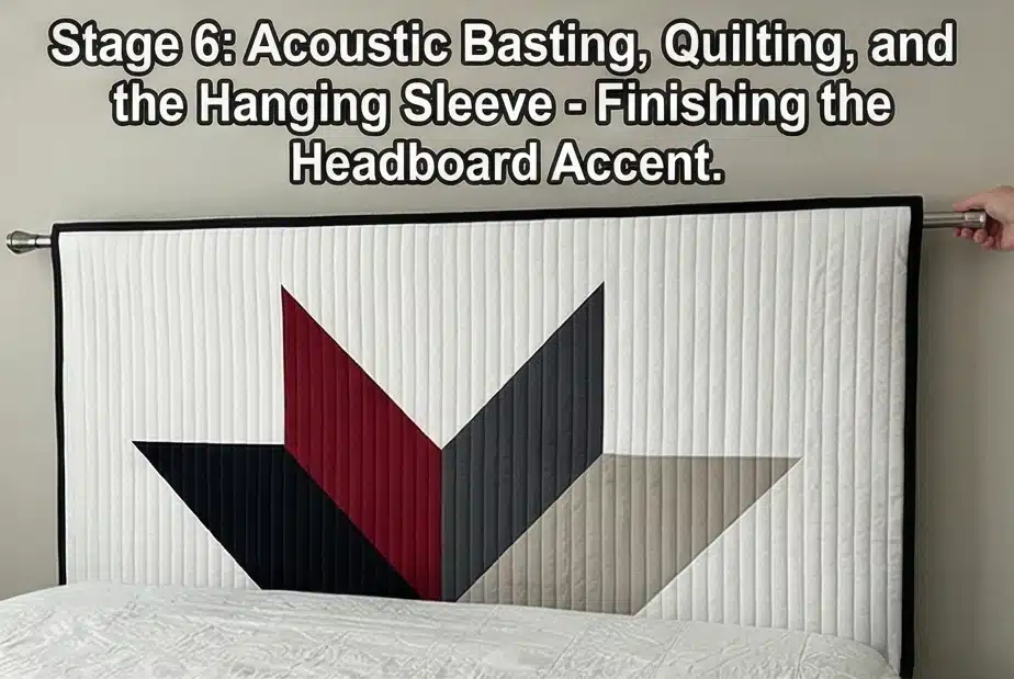 Lakota Star Quilted Headboard Accents for Cultural Bedroom Elegance