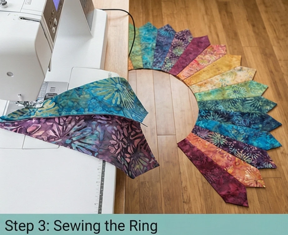 Large Scale Mandala Quilt Patterns for Statement Bedding