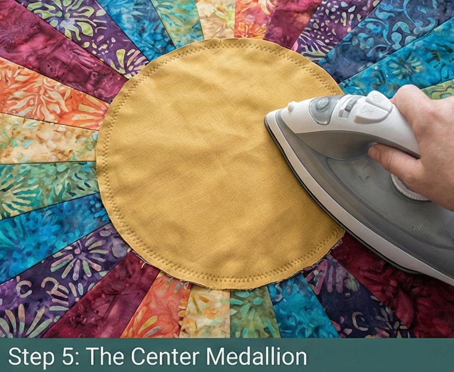 Large Scale Mandala Quilt Patterns for Statement Bedding