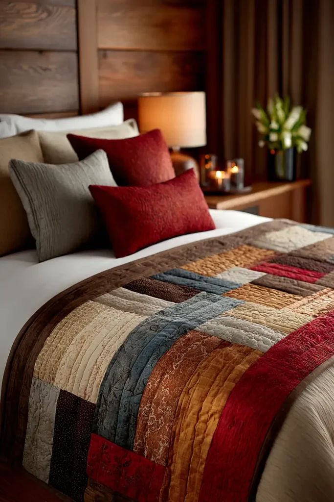 Log Cabin Bed Runner Ideas to Elevate Your Bedroom Decor
