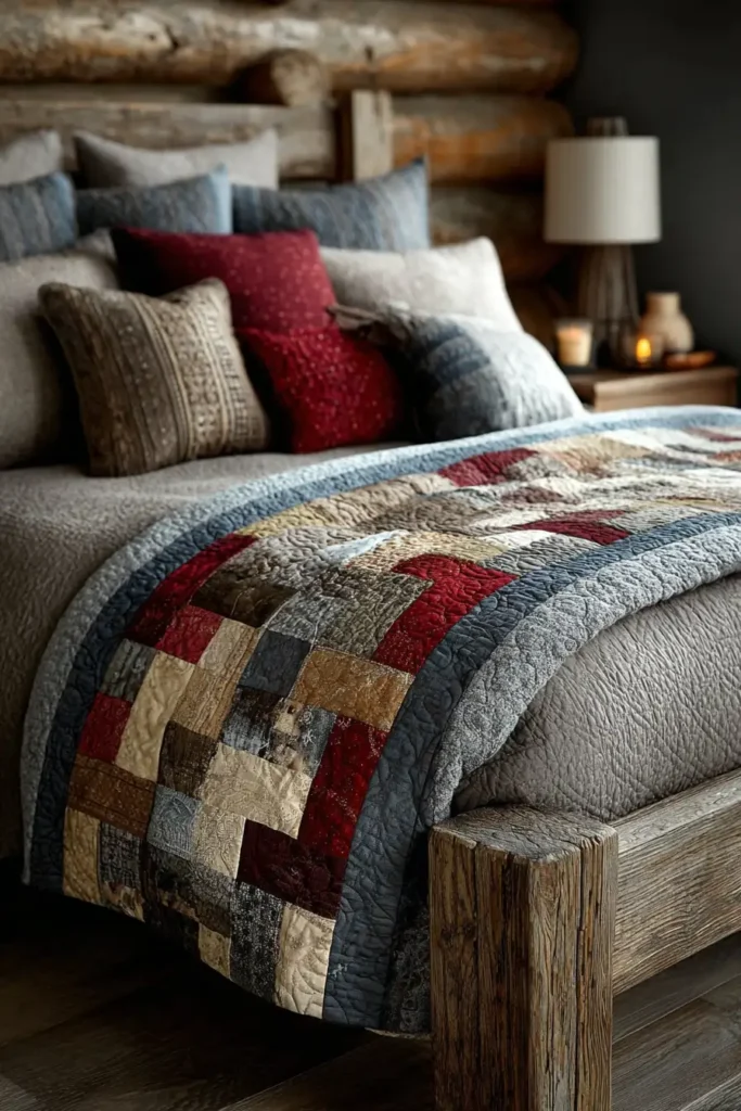 Log Cabin Bed Runner Ideas to Elevate Your Bedroom Decor