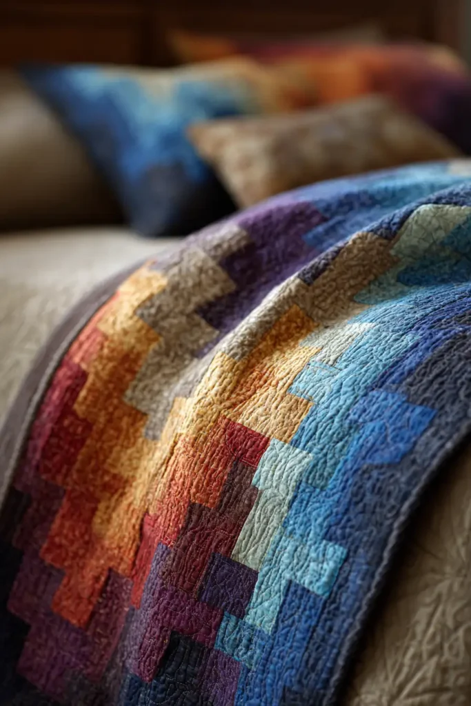 Luxurious Bargello Jelly Roll Quilt Designs for Statement Bedding