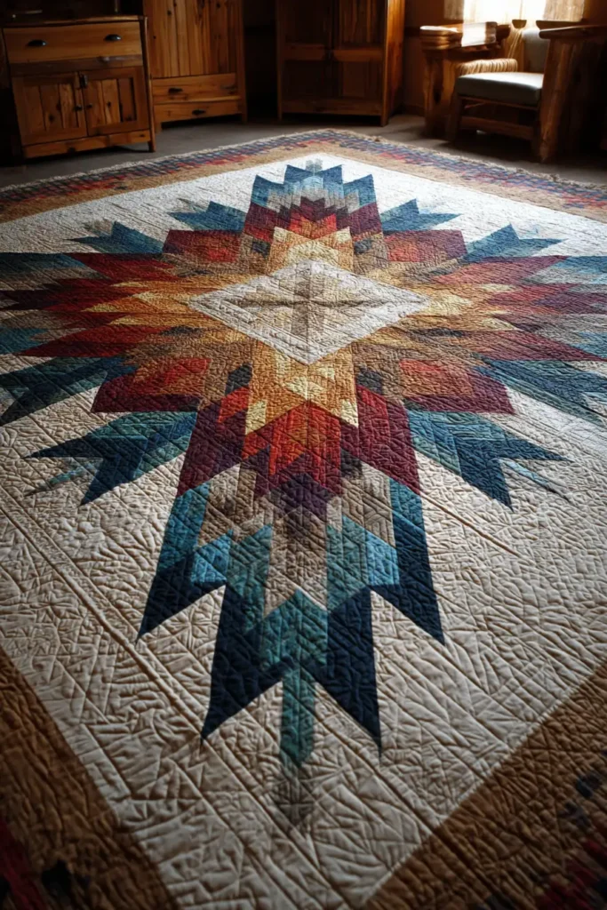 Luxurious King-Size Lakota Star Bedspreads for Ultimate Comfort