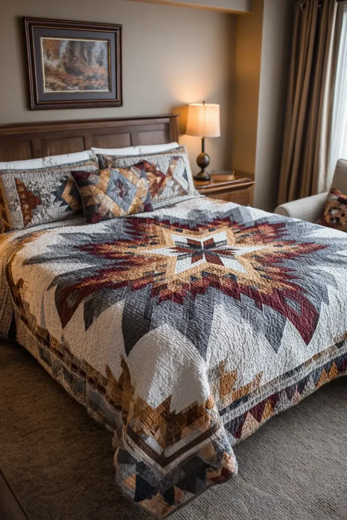 Luxurious King-Size Lakota Star Bedspreads for Ultimate Comfort