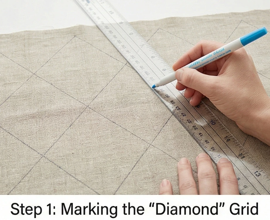 Macramé Inspired Quilted Pillow Shams for Texture