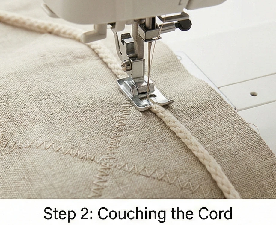 Macramé Inspired Quilted Pillow Shams for Texture