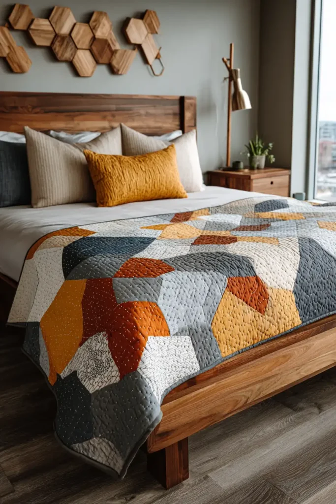 Mid-Century Modern Inspired Bed Runners for Retro Style