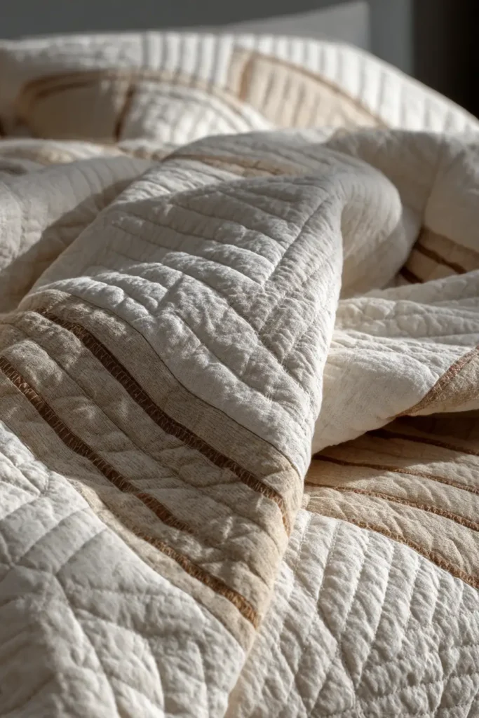 Minimalist Geometric Modern Quilt Patterns for Serene Master Suites