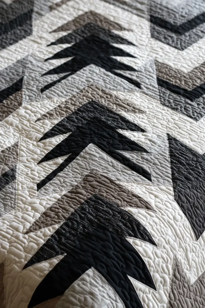 Minimalist Monochrome Jelly Roll Quilts for Serene Sleep Sanctuaries