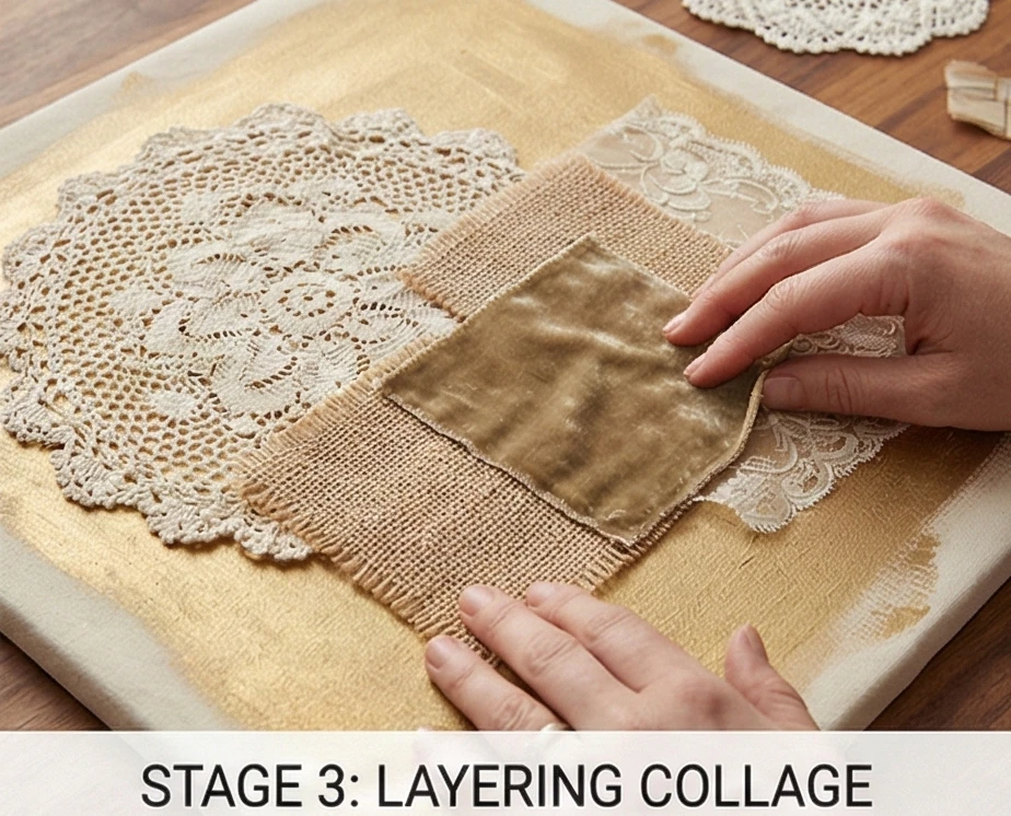 Mixed Media Boho Table Toppers for Artistic Dining