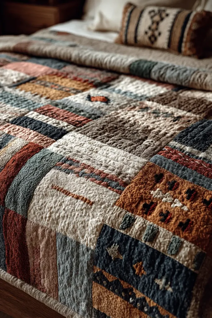 Modern Bohemian Patchwork Quilt Patterns for Dreamy Bedrooms