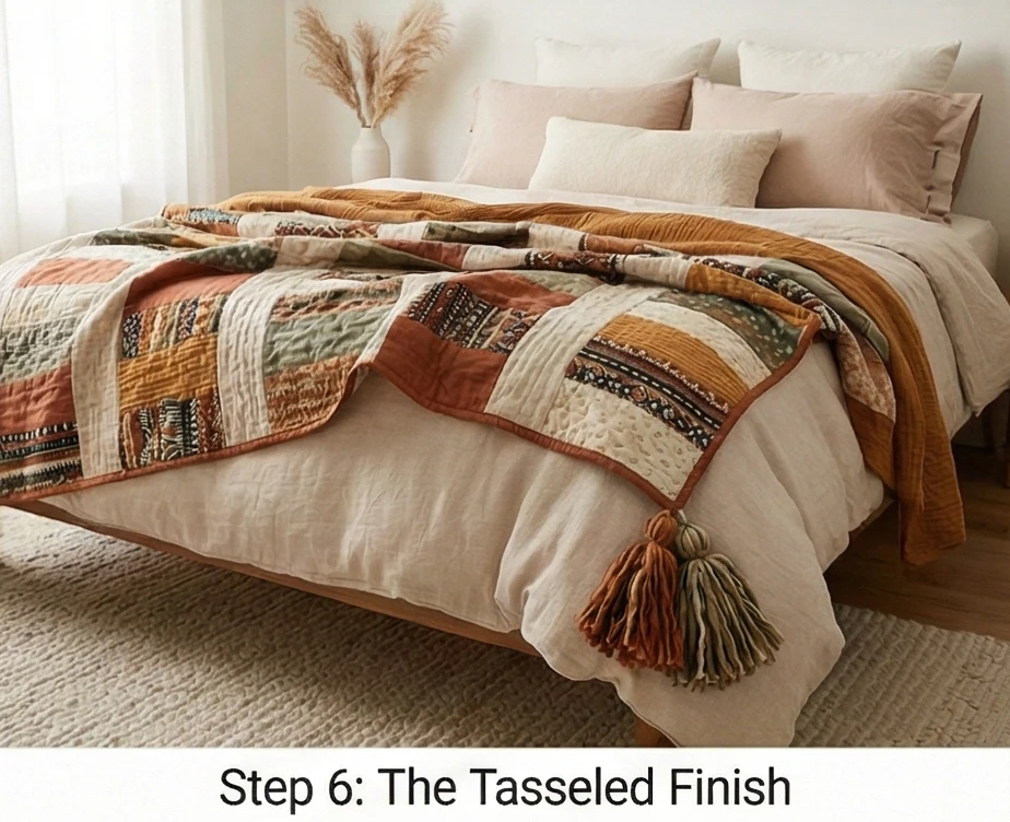 Modern Bohemian Patchwork Quilt Patterns for Dreamy Bedrooms