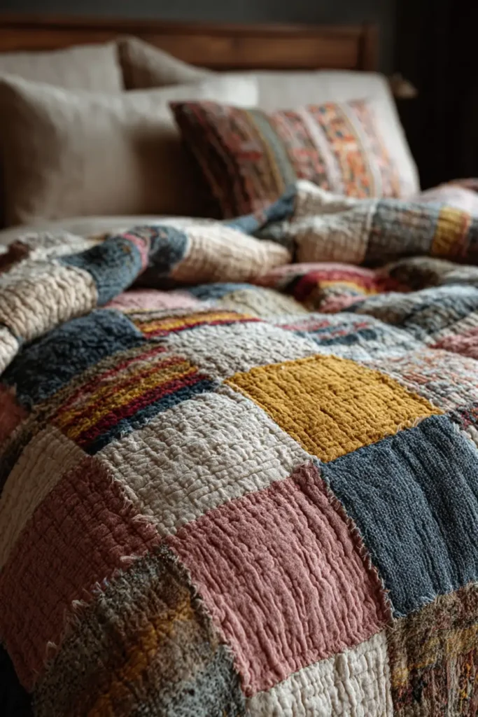 Modern Bohemian Patchwork Quilt Patterns for Dreamy Bedrooms