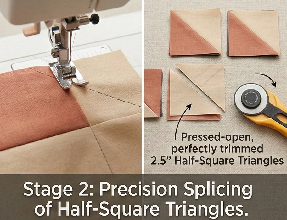 Modern Desert Inspired Navajo Quilt Pillow Covers for Serene Sleep