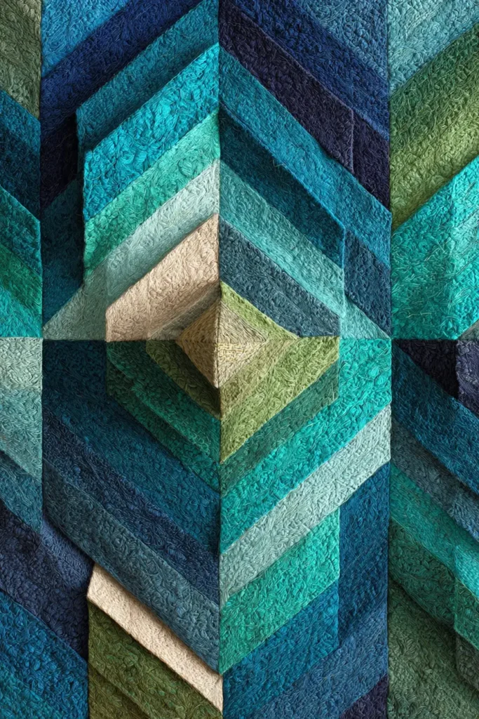 Modern Log Cabin Quilt Ideas for Decorative Wall Decor