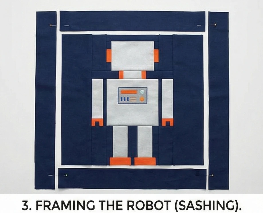 Modern Robot Quilt Ideas for Comfortable Pillow Covers
