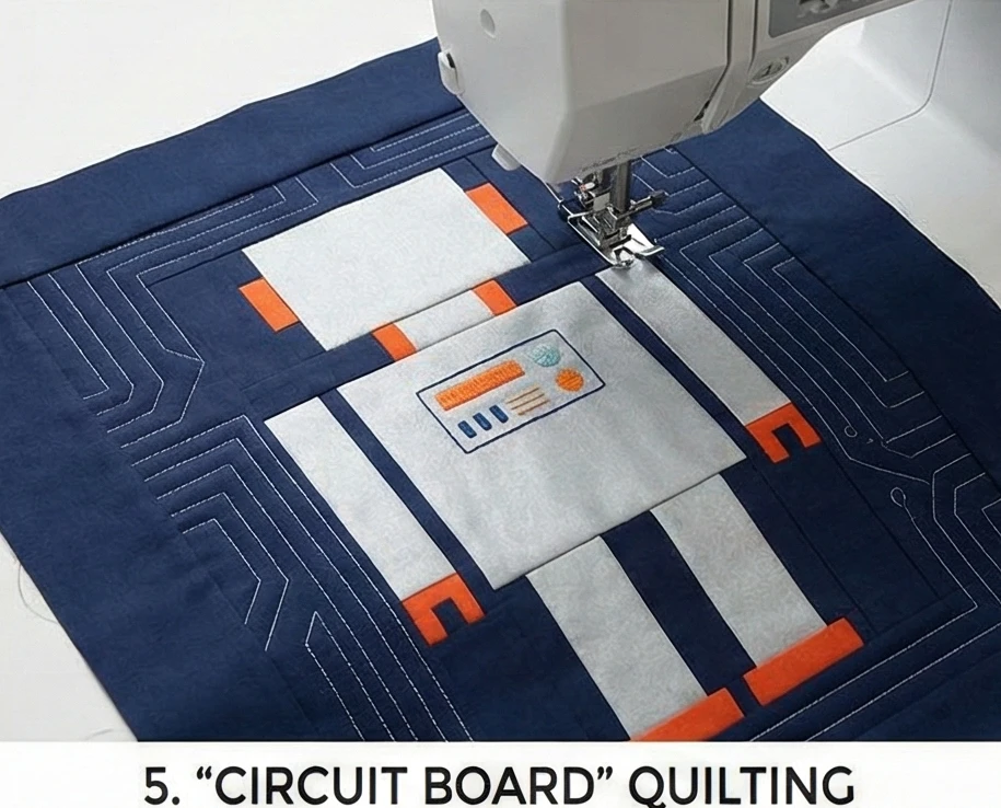 Modern Robot Quilt Ideas for Comfortable Pillow Covers