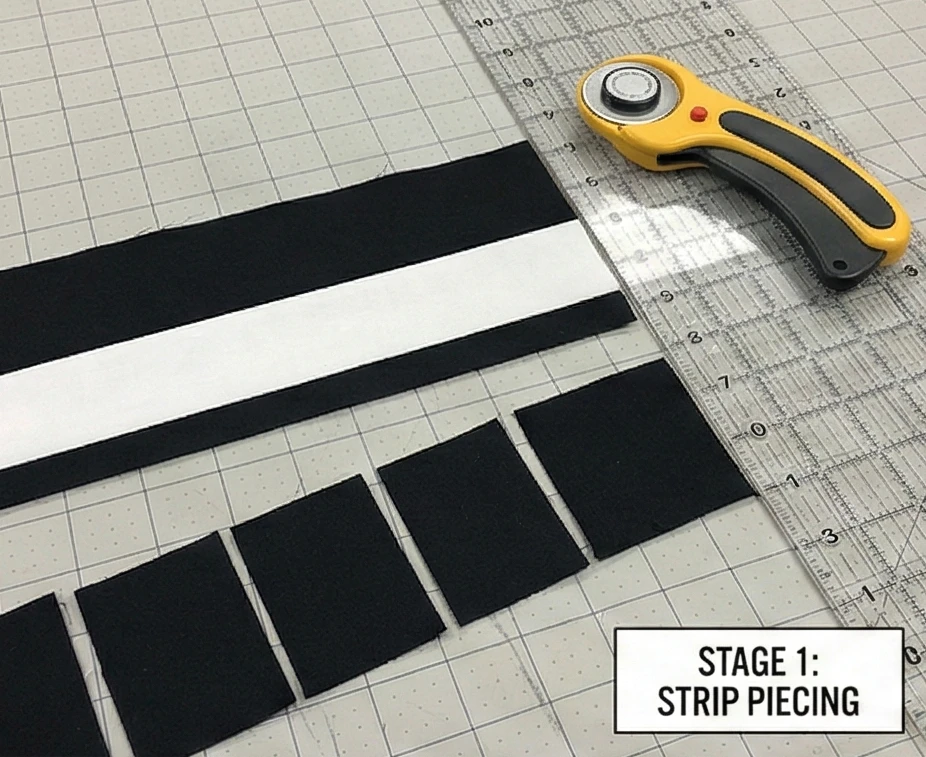 Monochrome Black and White Modern Quilts for Elegant Bedrooms