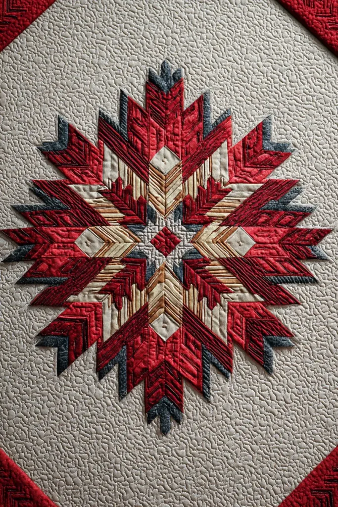 Morning Star Quilted Placemats for Culturally Inspired Tablescapes