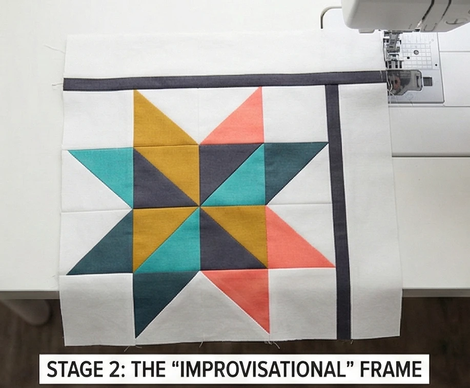 Negative Space Modern Quilt Ideas for Airy Bedrooms