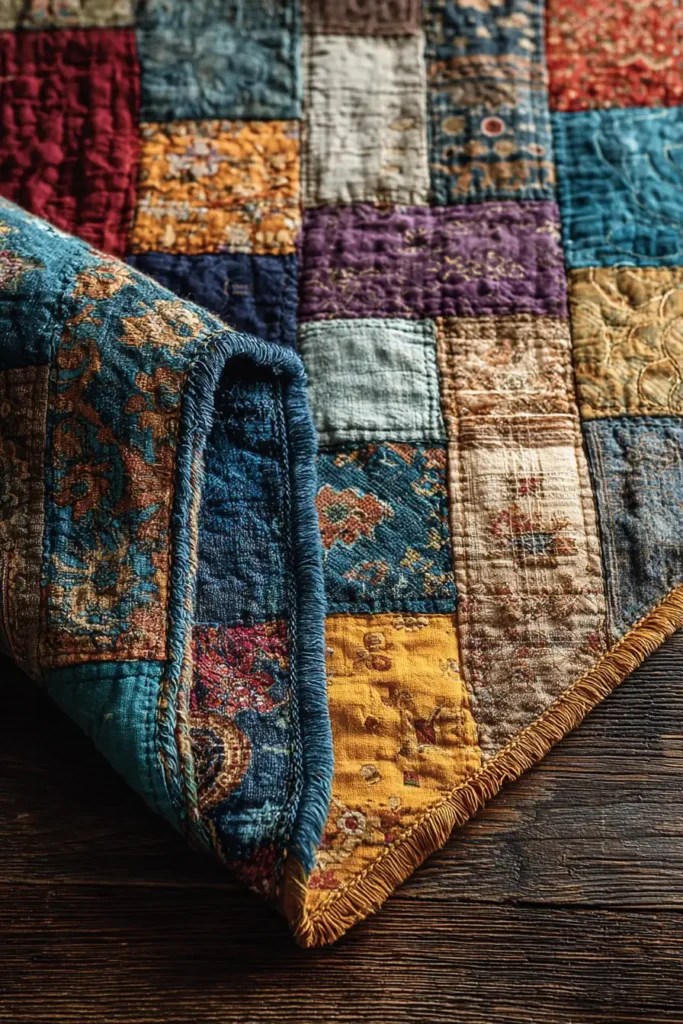 Patchwork Placemats and Coasters for Bohemian Tablescapes