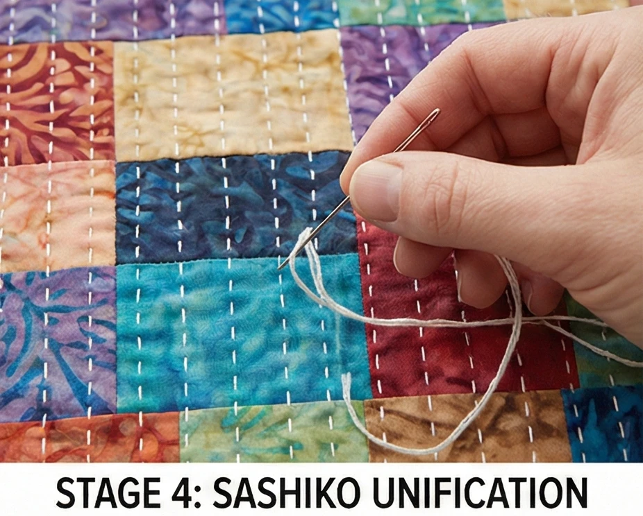 Patchwork Placemats and Coasters for Bohemian Tablescapes