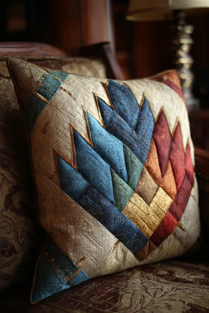 Pineapple Log Cabin Cushion Covers for Elegant Sofa Accents