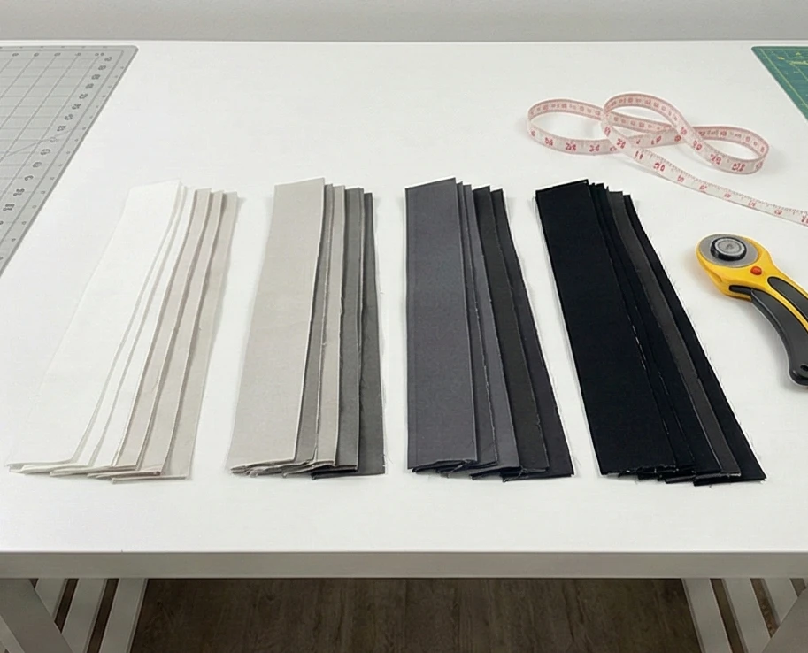 Quilted Jelly Roll Floor Pillows for Extra Living Room Comfort