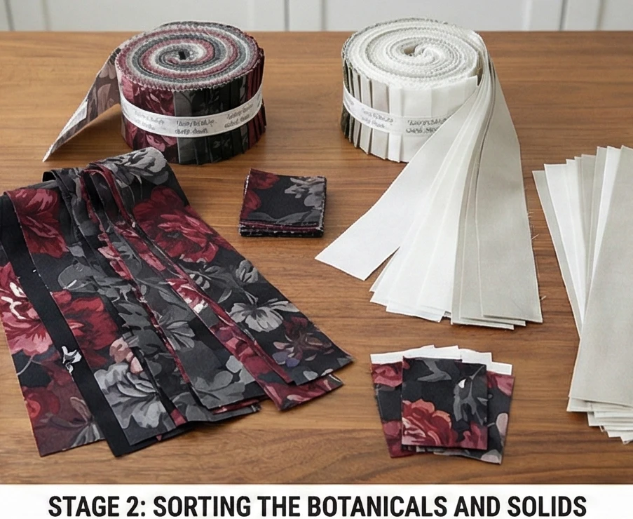 Romantic Floral Jelly Roll Quilts for Sophisticated Bedrooms